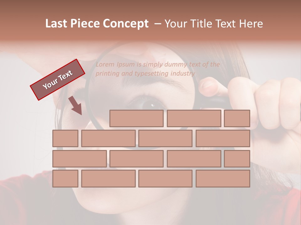 Looking Magnification Inspector PowerPoint Template