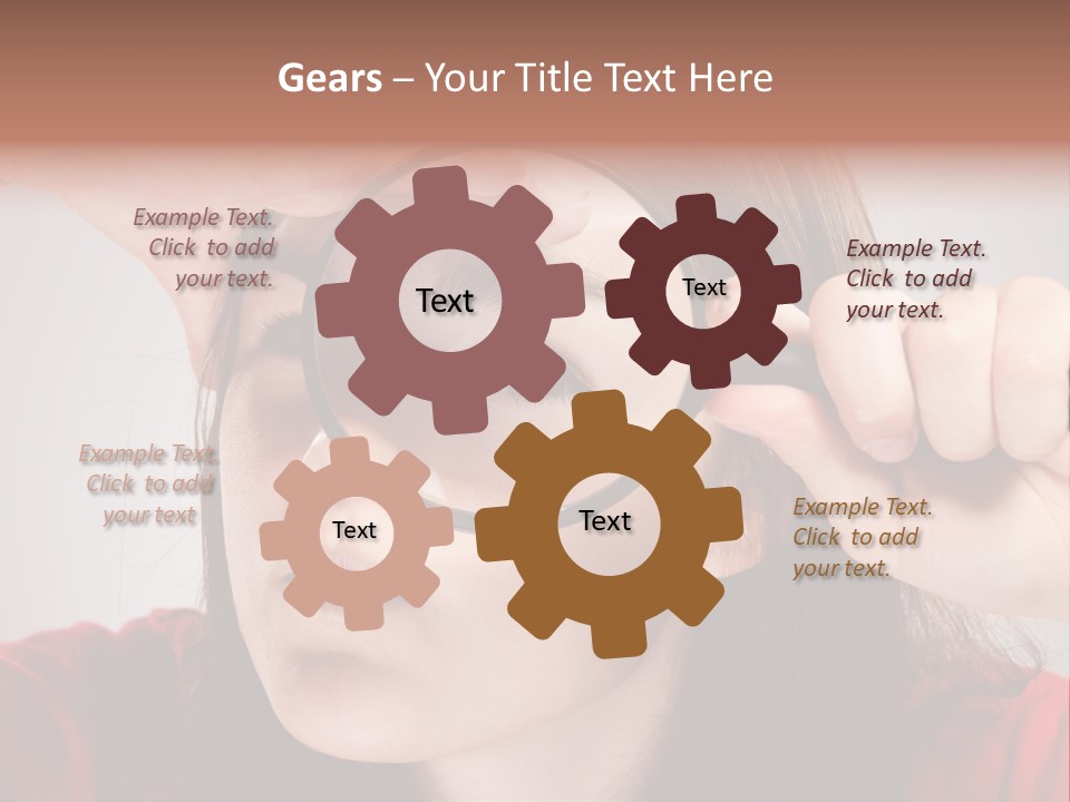 Looking Magnification Inspector PowerPoint Template