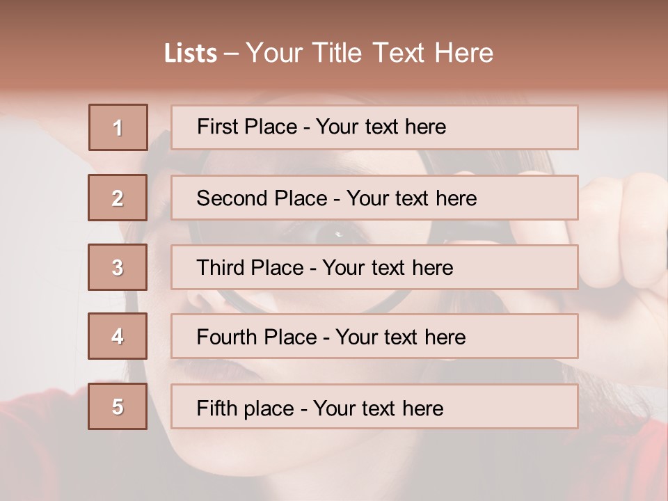 Looking Magnification Inspector PowerPoint Template