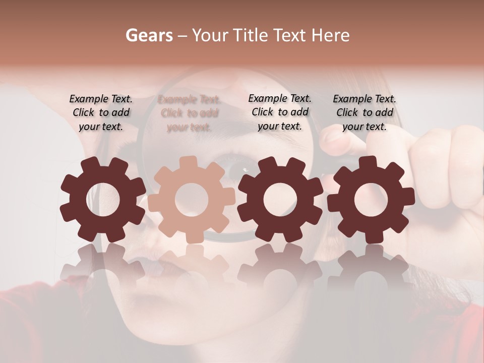 Looking Magnification Inspector PowerPoint Template