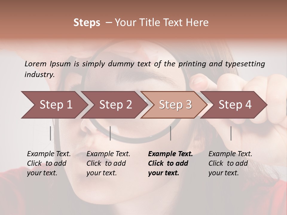 Looking Magnification Inspector PowerPoint Template