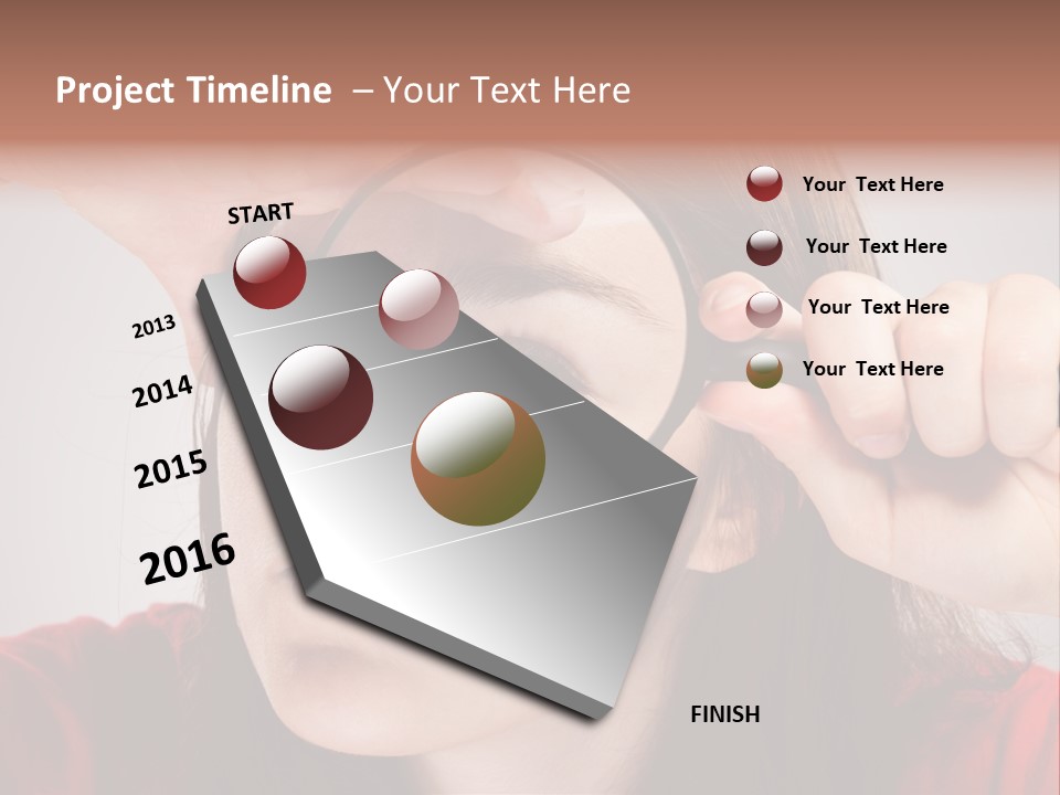 Looking Magnification Inspector PowerPoint Template