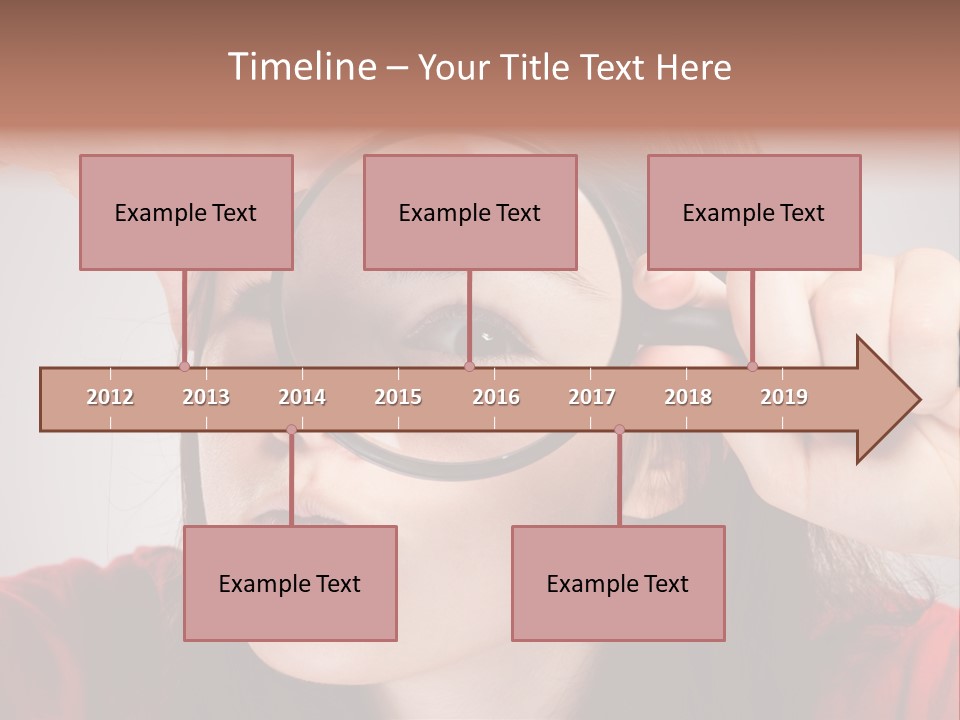 Looking Magnification Inspector PowerPoint Template