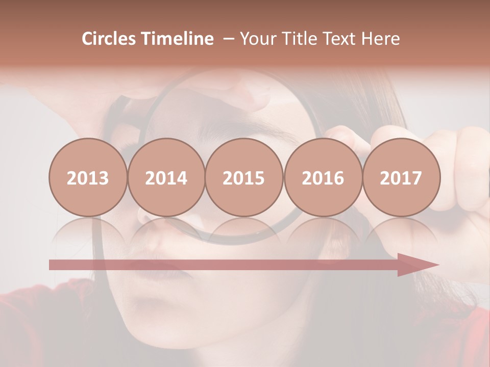 Looking Magnification Inspector PowerPoint Template