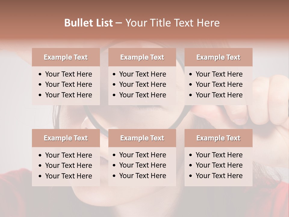 Looking Magnification Inspector PowerPoint Template