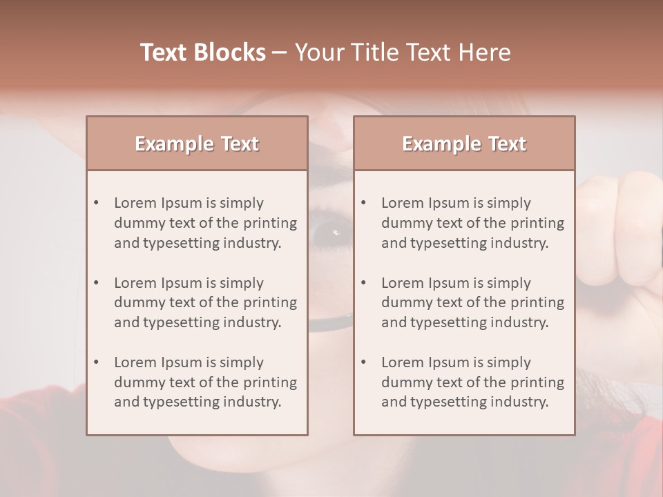 Looking Magnification Inspector PowerPoint Template