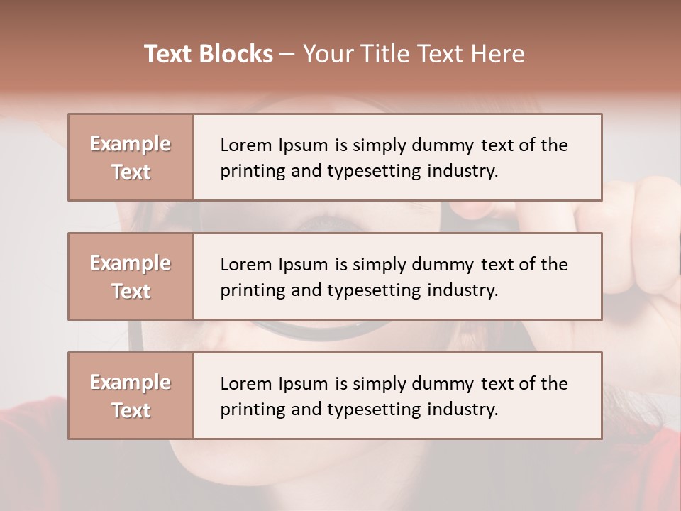 Looking Magnification Inspector PowerPoint Template