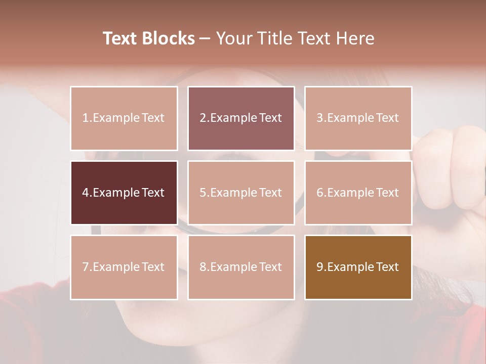 Looking Magnification Inspector PowerPoint Template