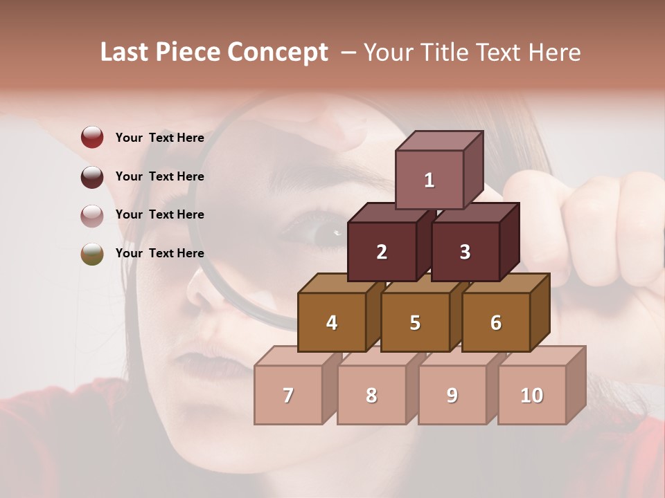 Looking Magnification Inspector PowerPoint Template
