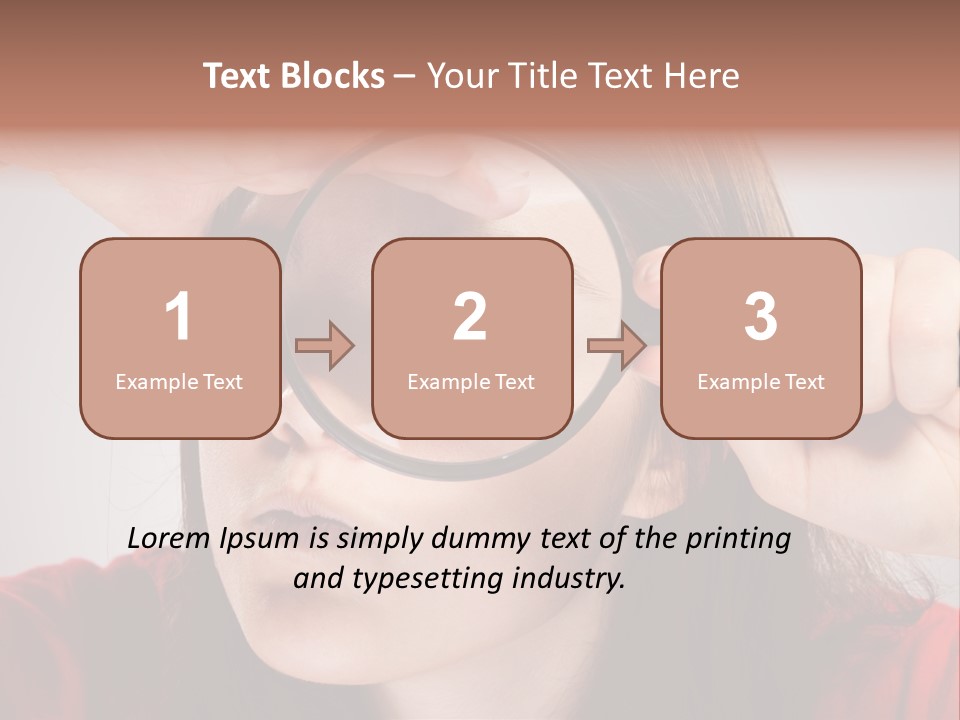 Looking Magnification Inspector PowerPoint Template