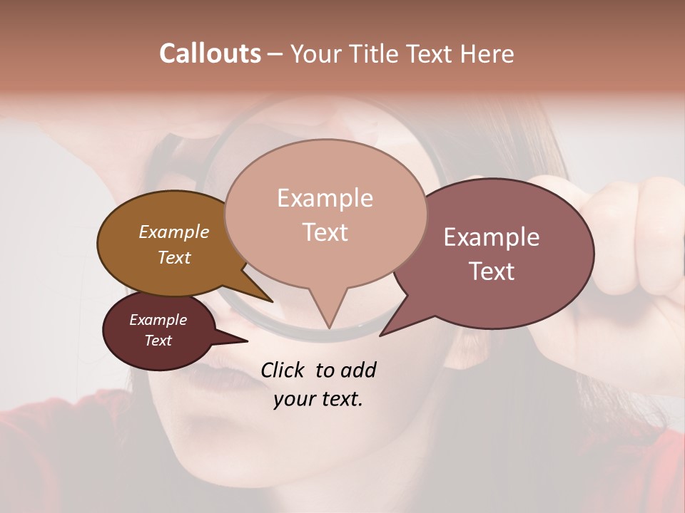 Looking Magnification Inspector PowerPoint Template