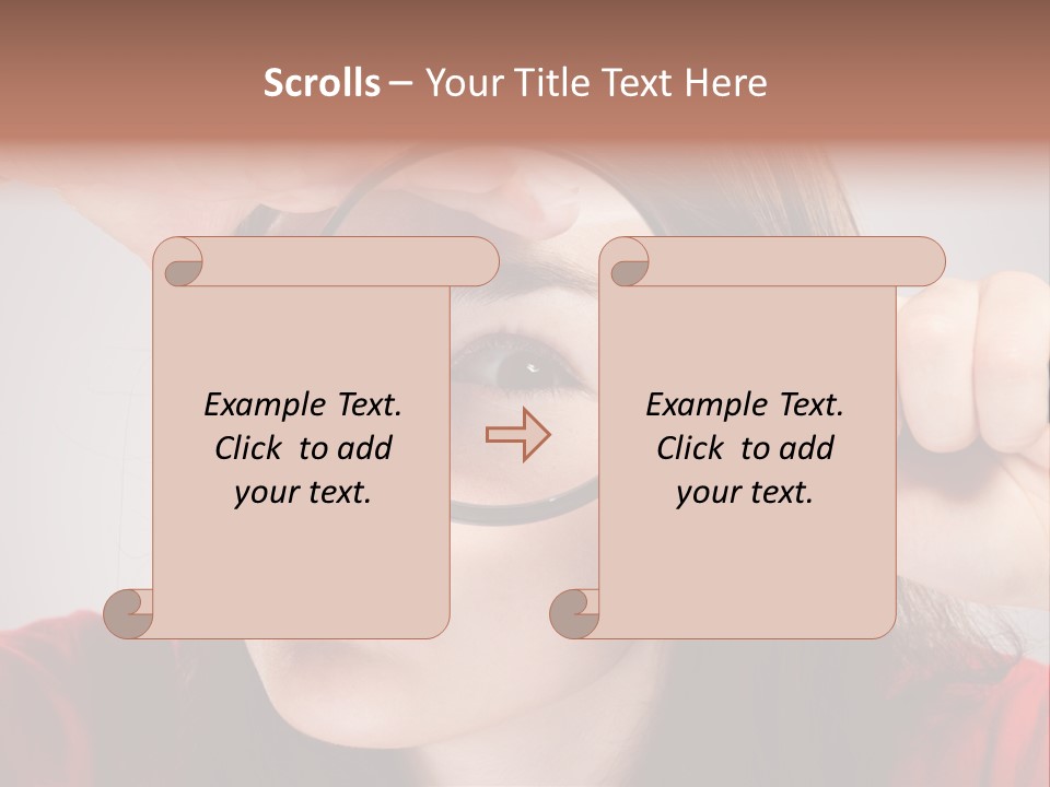 Looking Magnification Inspector PowerPoint Template