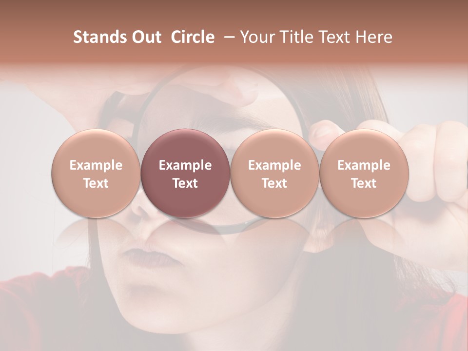 Looking Magnification Inspector PowerPoint Template