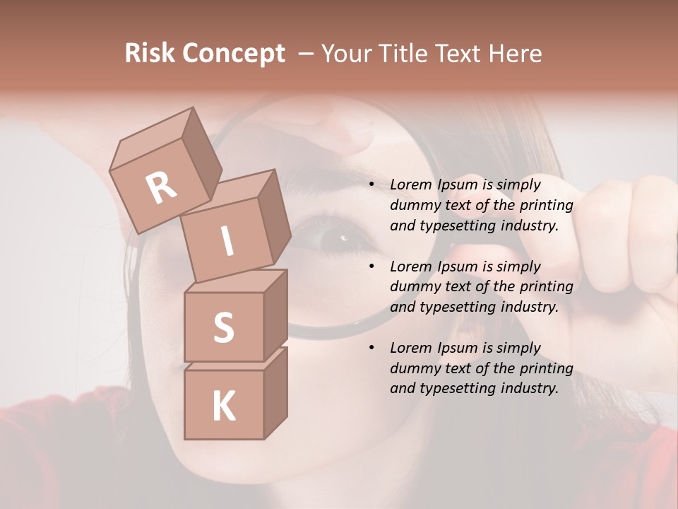 Looking Magnification Inspector PowerPoint Template