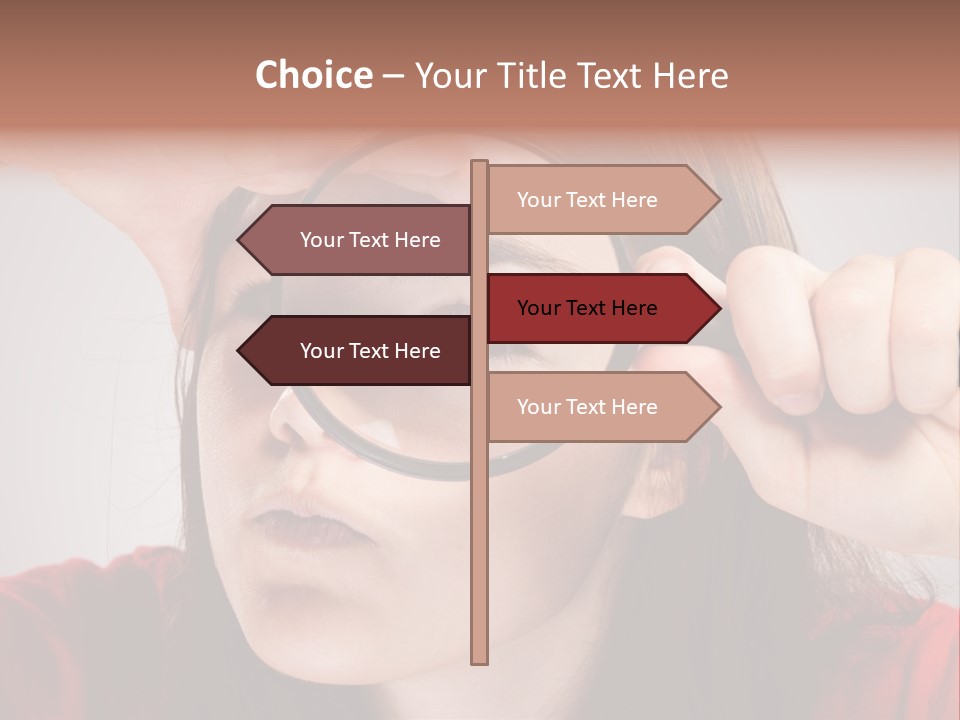 Looking Magnification Inspector PowerPoint Template