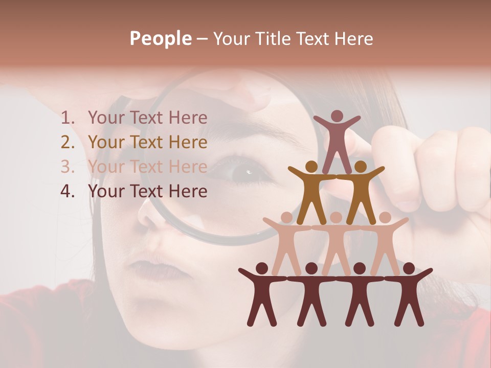 Looking Magnification Inspector PowerPoint Template