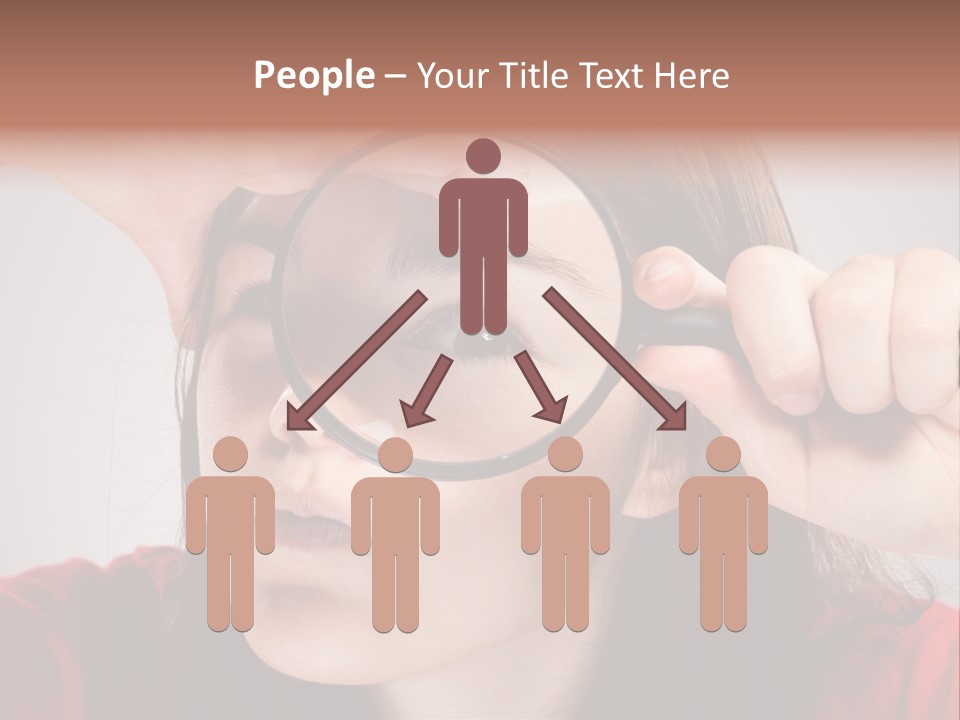 Looking Magnification Inspector PowerPoint Template