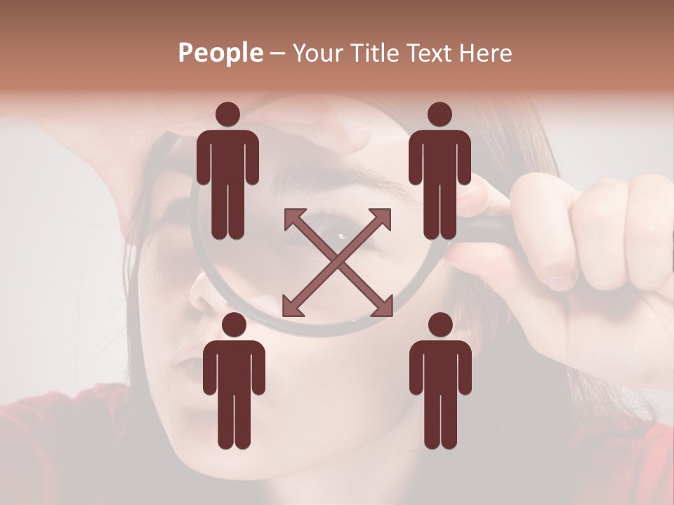Looking Magnification Inspector PowerPoint Template