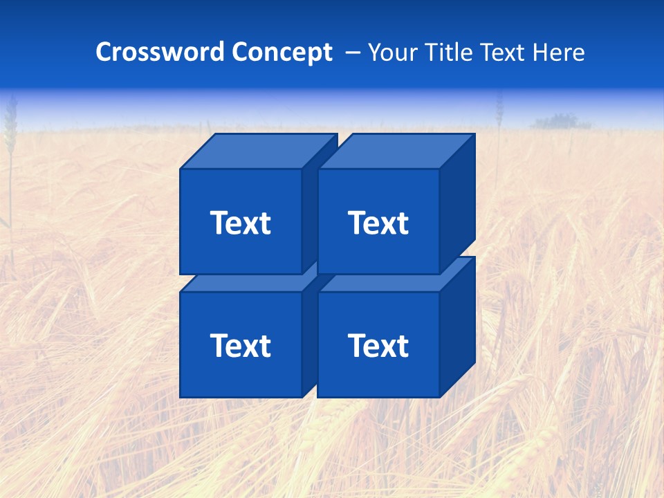Processed Grains Seed Whole Wheat PowerPoint Template