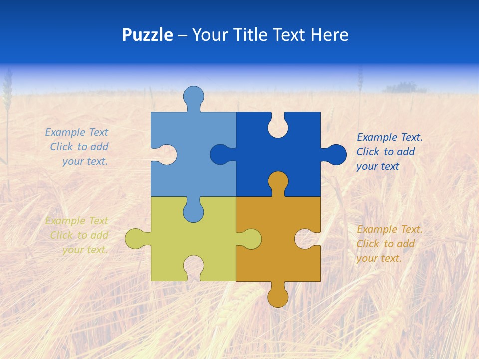 Processed Grains Seed Whole Wheat PowerPoint Template