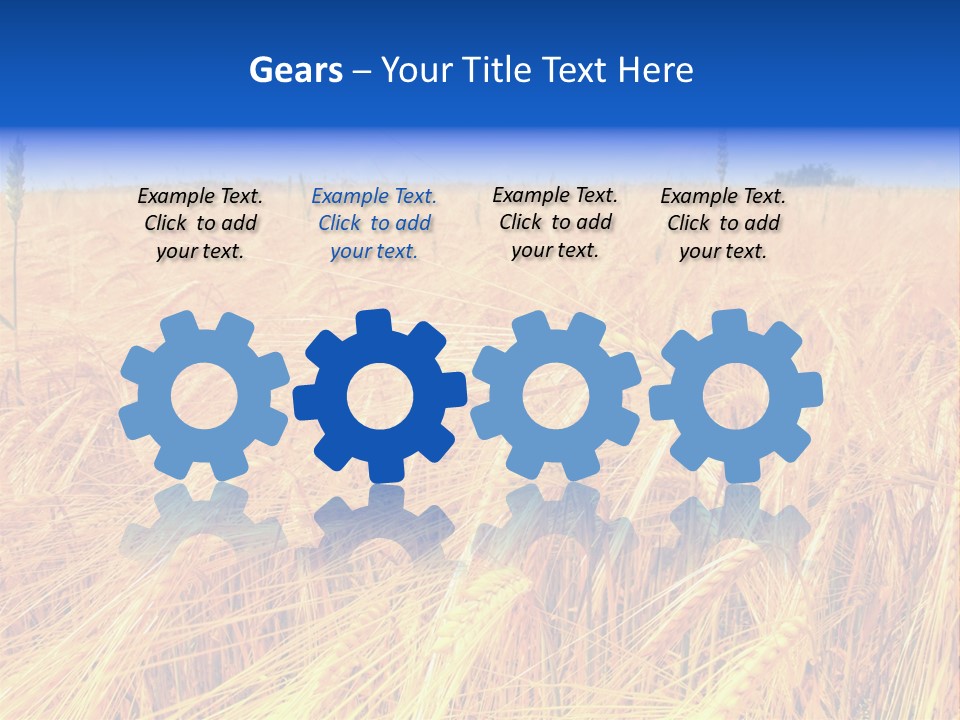 Processed Grains Seed Whole Wheat PowerPoint Template