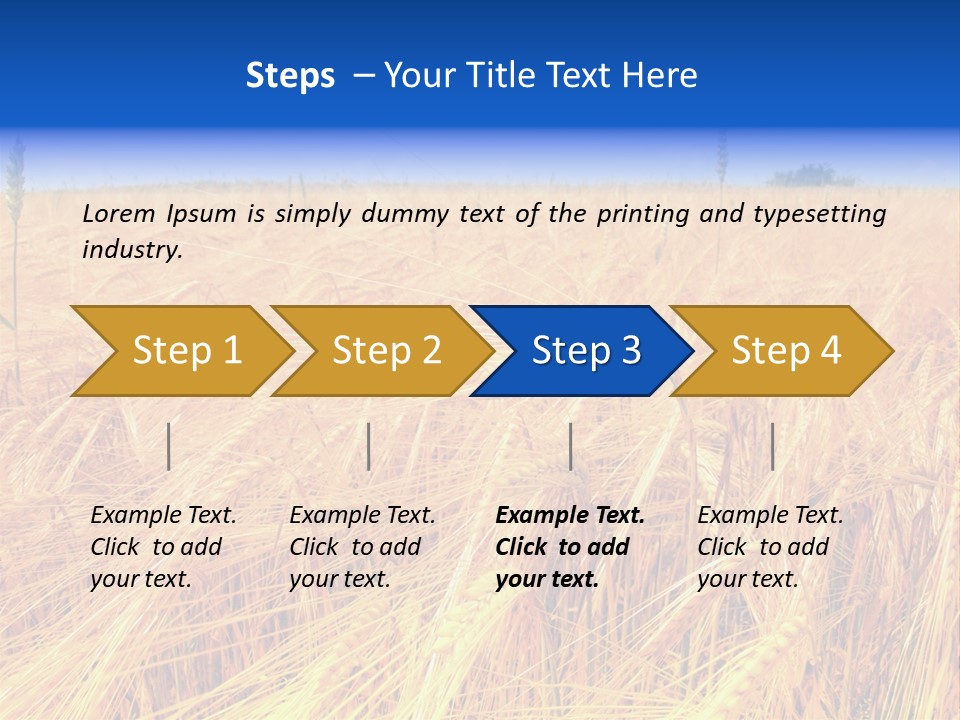 Processed Grains Seed Whole Wheat PowerPoint Template