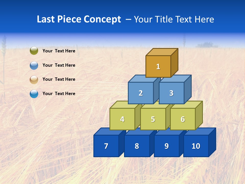 Processed Grains Seed Whole Wheat PowerPoint Template