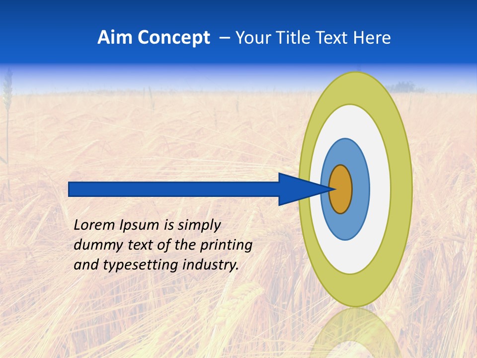Processed Grains Seed Whole Wheat PowerPoint Template