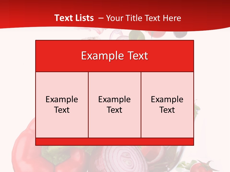 Appetiser Plate Health PowerPoint Template