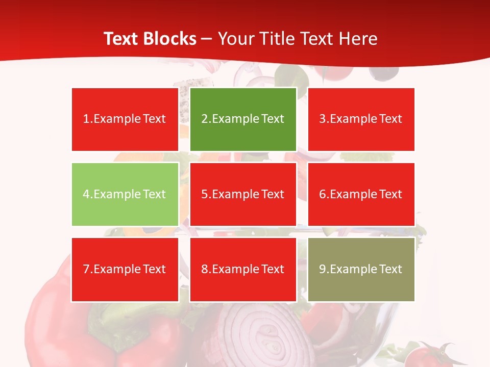 Appetiser Plate Health PowerPoint Template