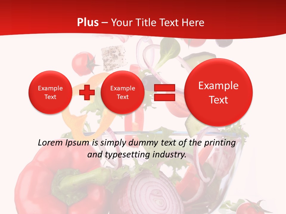 Appetiser Plate Health PowerPoint Template