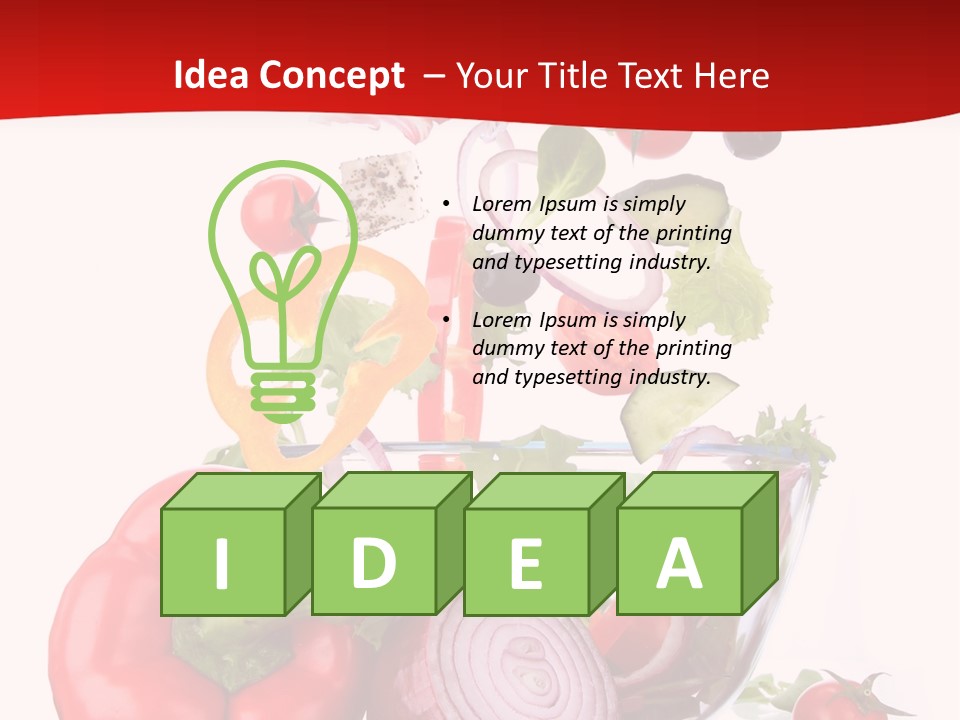 Appetiser Plate Health PowerPoint Template