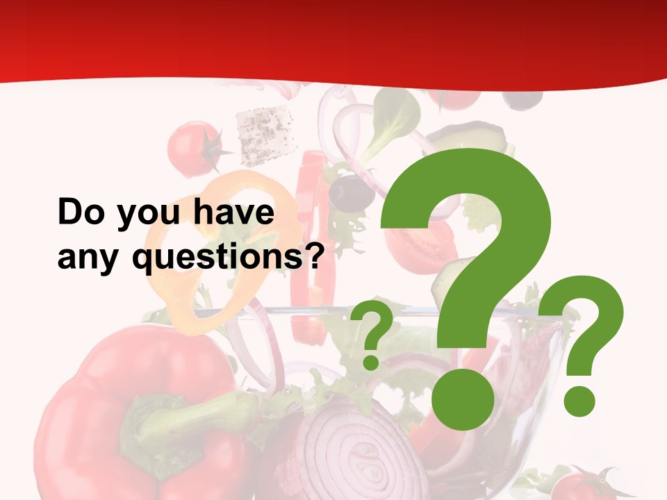 Appetiser Plate Health PowerPoint Template