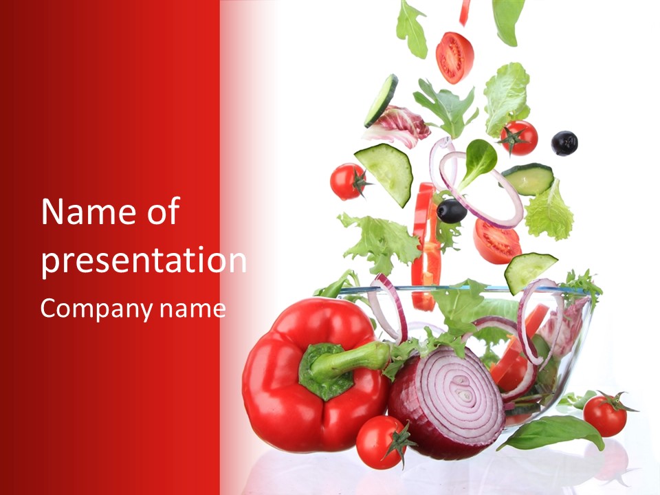 Vitamin Group Green PowerPoint Template