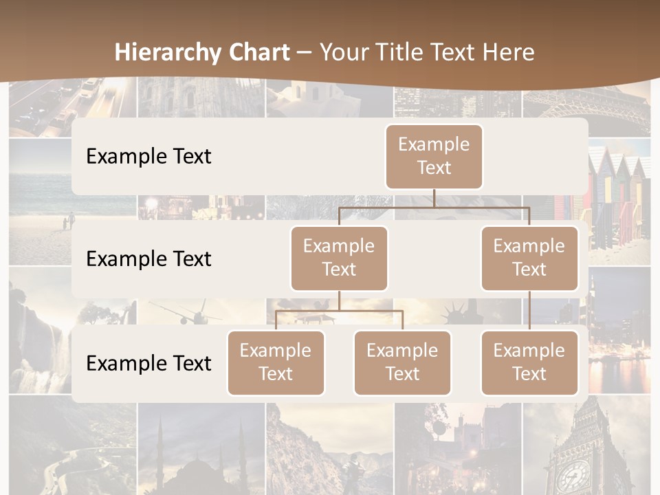 Mosaic Landmark Snow PowerPoint Template
