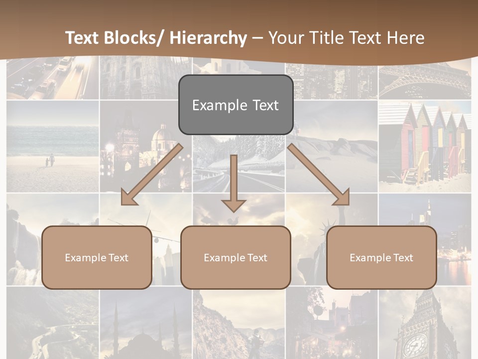 Mosaic Landmark Snow PowerPoint Template