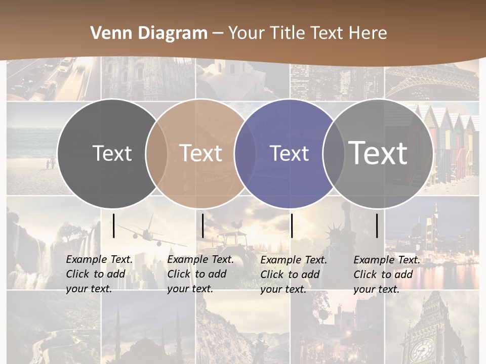 Mosaic Landmark Snow PowerPoint Template