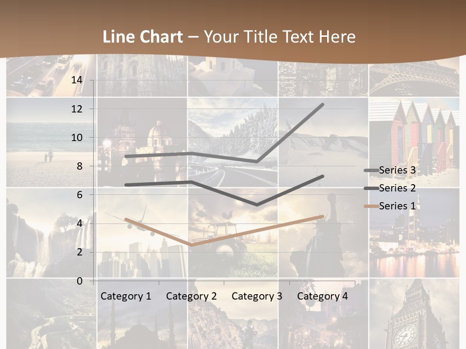 Mosaic Landmark Snow PowerPoint Template