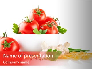 Nourishing Juicy Meal PowerPoint Template