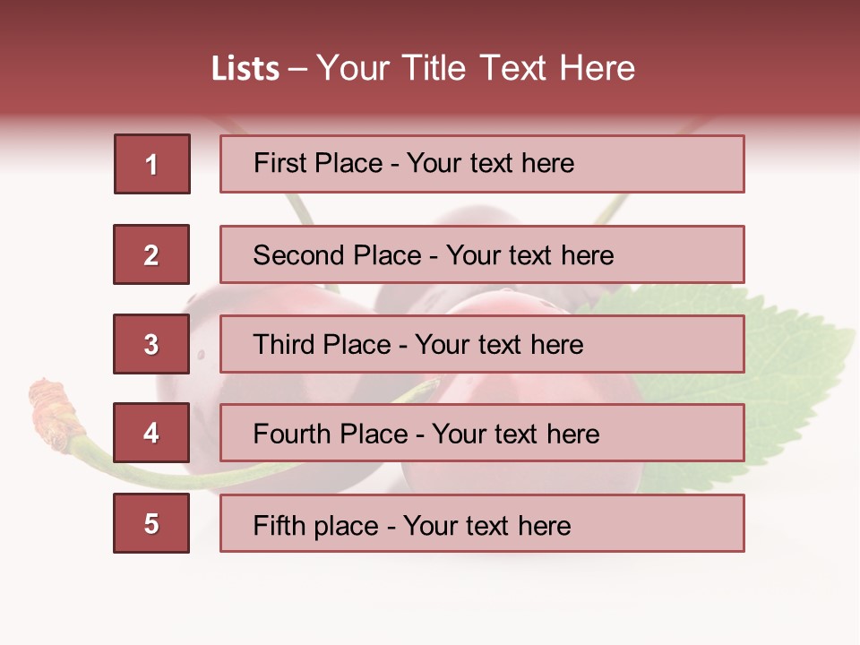 Meal Diet Berry PowerPoint Template