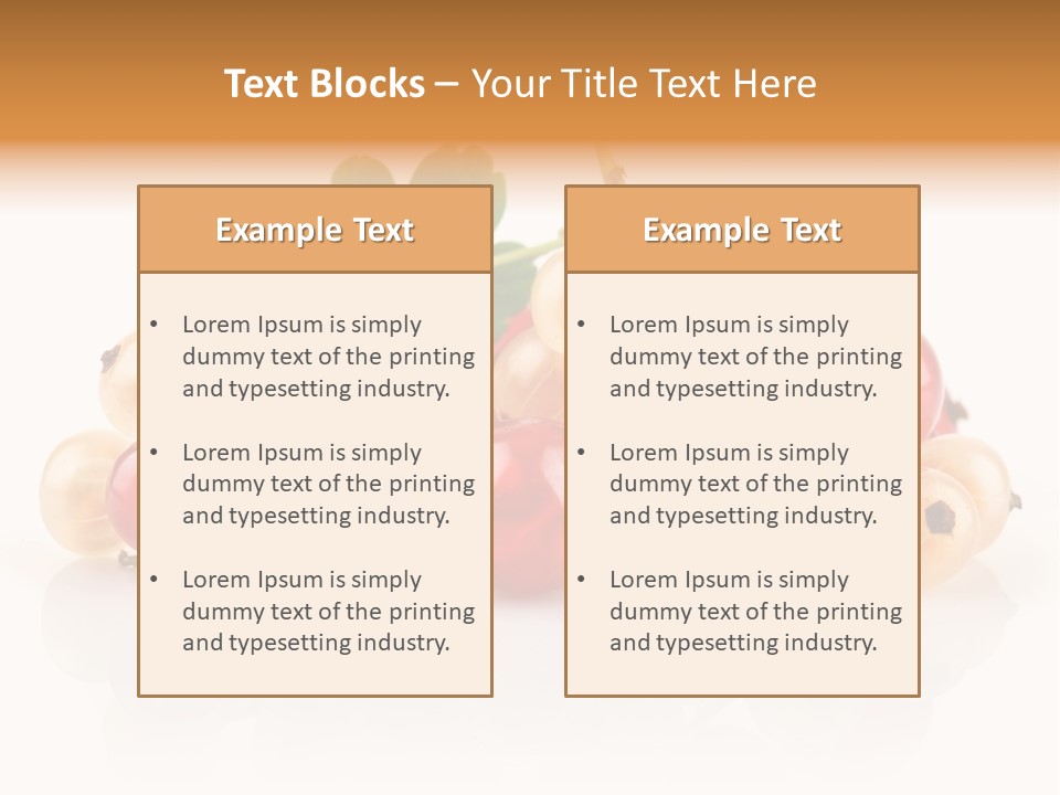 Object Twig Cluster PowerPoint Template