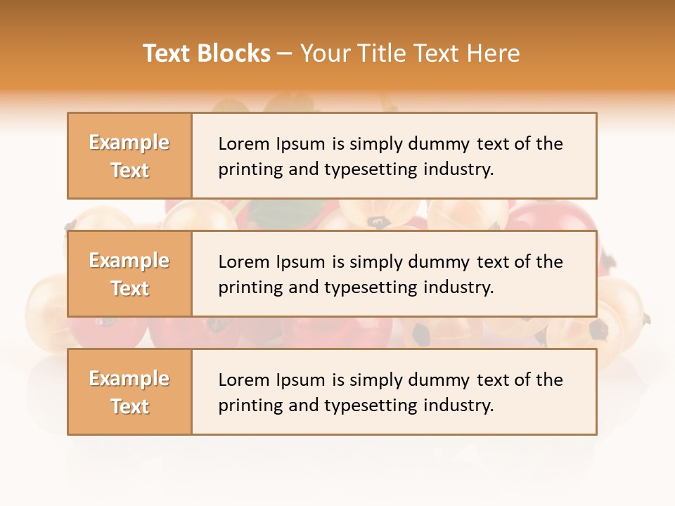 Object Twig Cluster PowerPoint Template