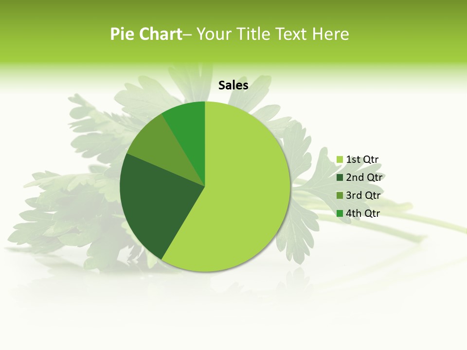 Leaf Healthy Parsley PowerPoint Template