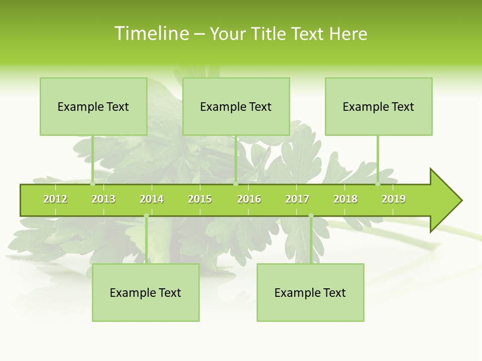 Leaf Healthy Parsley PowerPoint Template