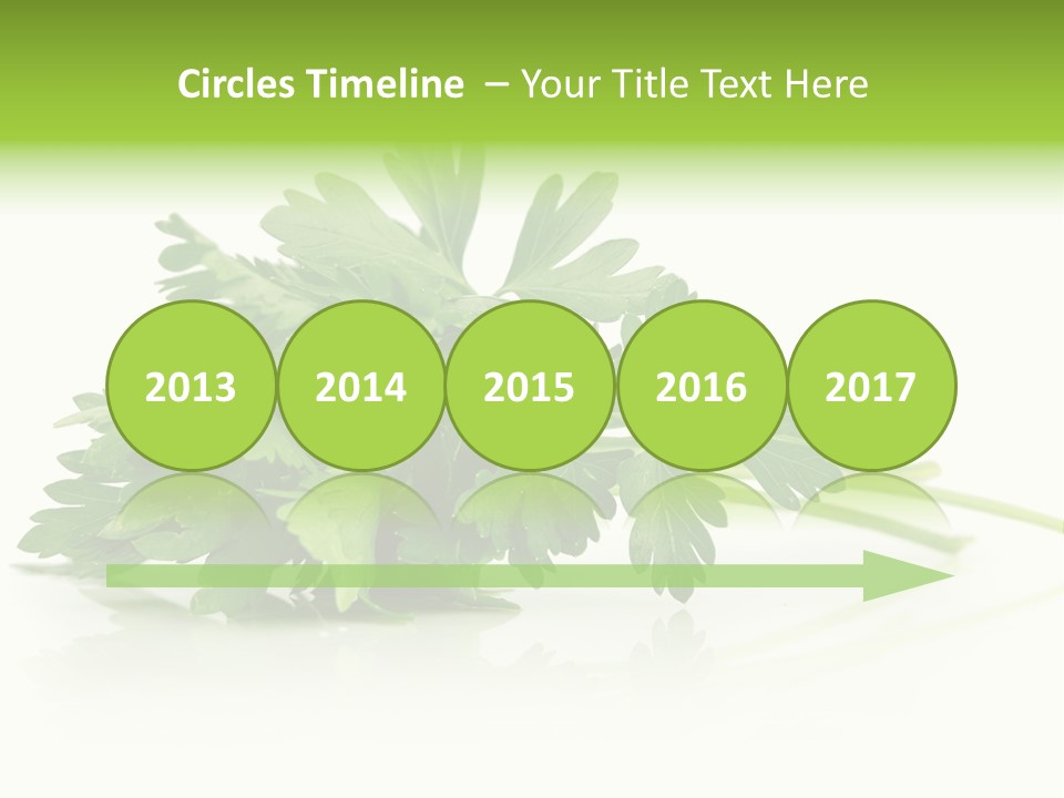 Leaf Healthy Parsley PowerPoint Template