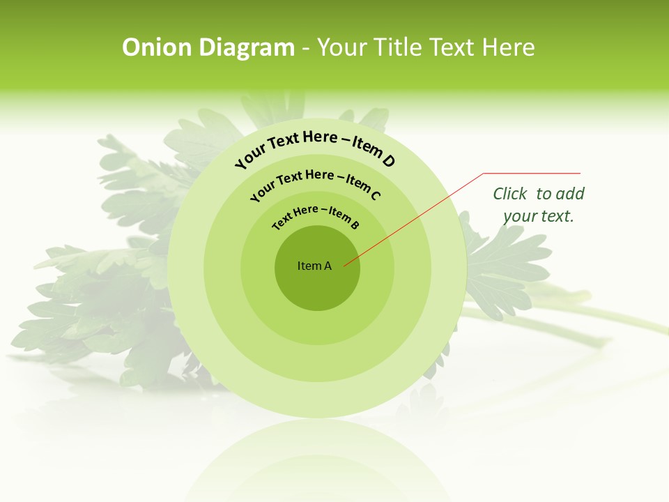 Leaf Healthy Parsley PowerPoint Template