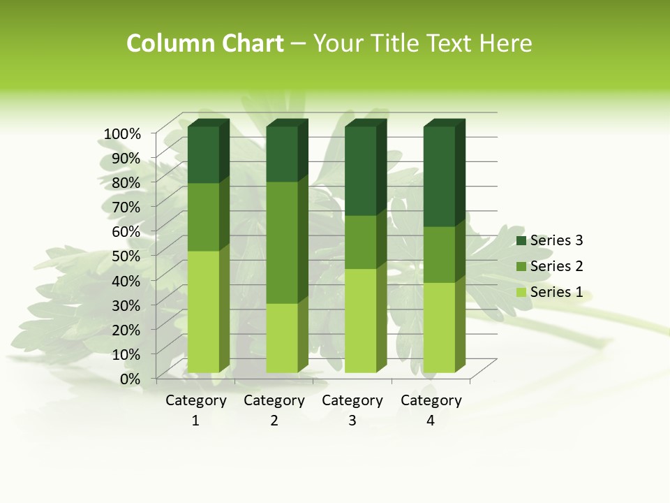 Leaf Healthy Parsley PowerPoint Template