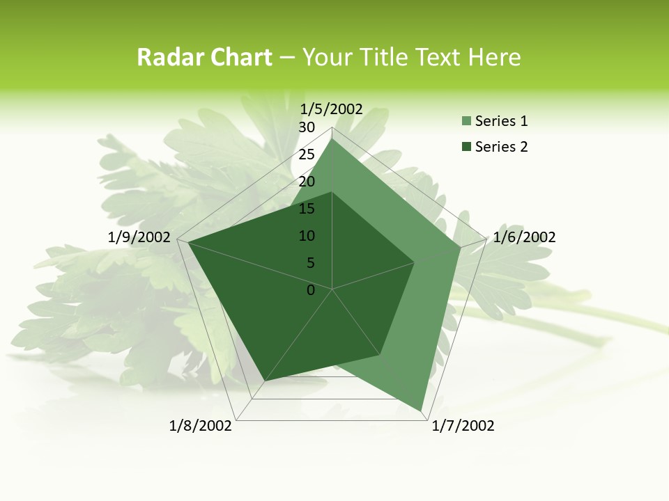 Leaf Healthy Parsley PowerPoint Template