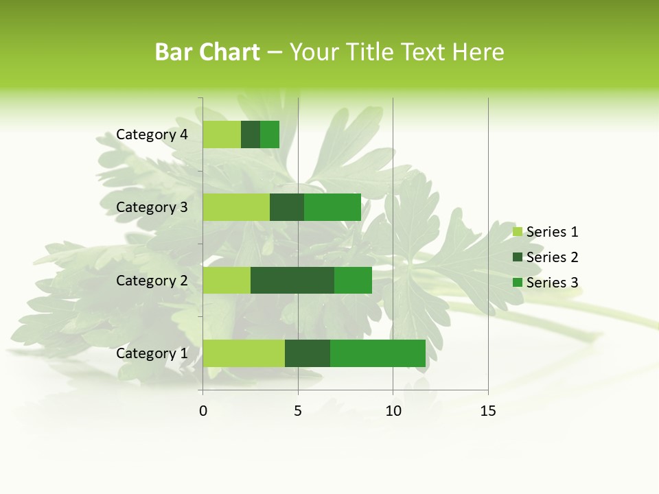 Leaf Healthy Parsley PowerPoint Template