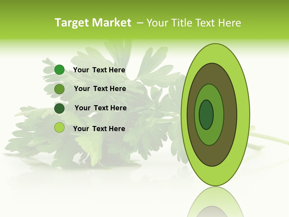 Leaf Healthy Parsley PowerPoint Template